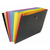 Viquel 110087 Envelope folder Polipropilén (PP) Fekete, Kék, Zöld, Narancssárga, Lila, Vörös, Sárga