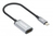 Manhattan 153706 video kabel adapter 0,15 m USB Type-C HDMI Zwart, Zilver