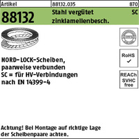 ART 88132 NORD-LOCK Scheibe f.HV geklebt NL 30 SC (31,4 x 55,4 x 5,8) VE=S