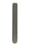MOEDEL Leitstreifen für taktiles Bodenleitsystem, Edelstahl, Struktur gerillt, 35 x 285 mm, mit Stift zur Schraubmontage, 10er VE