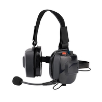 Überkopf Headset mit Schwanenhals Mikrofon und PTT-Taste, für MOTOROLA R7