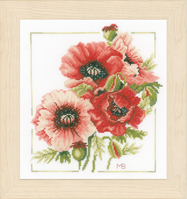 Counted Cross Stitch Kit: Anemone Bouquet
