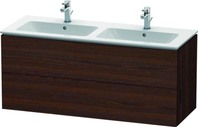 DURAVIT LC625806969 Waschtischunterbau L-CUBE 1290 x 481 x 555 mm nussbaum gebü