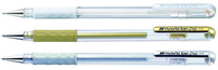 PENTEL Roller Hybrid Gel Grip 1.0mm K230M3XZW gold, silber, weiss