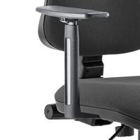 Trexus Height-adjustable Chair Arms Black Ref OP000164 [Pair]