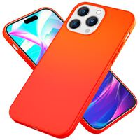 NALIA Neon Cover compatibile con iPhone 14 Pro Max Custodia, Colore Intenso Antiscivilo & Antiurto, Sottile Morbido Silicone Copertura Protettiva, Case Luminosa Backcover Guscio...