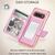 NALIA Schutz Handyhülle für Samsung Galaxy S10 Plus, Spiegel Kunst Leder Handy Tasche Pink