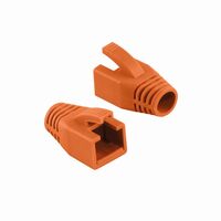 Knickschutztülle 8,0 mm für Cat.6 RJ45 Steckverbinder, orange, LogiLink® [MP0035O]