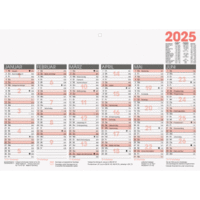 Tafelkalender A4quer 2025