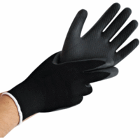 Polyester-Feinstrick-Handschuh Ultra Grip L/9 schwarz VE=12 Paar