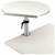 Ergonomisches Tischpult Klemmfuß Platte weiß