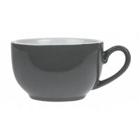 Olympia Cafe Coffee Cups in Charcoal Made of Stoneware 228ml / 8oz - 12
