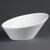 Olympia Whiteware Oval Sloping Bowls - 145x222x146mm - Oven Safe - x3 - 1050ml
