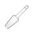 Kristallon Ice Cream Scoop in Clear Made of Polycarbonate 170 ml / 6oz