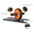 Sport-Tec Fitness-Set, 4-tlg., Push-Up Griffe, Bauchtrainer, Handtrainer, Springseil, Orange