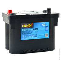 Batterie(s) Batterie voiture FULMEN Start-Stop AGM FK508 12V 50Ah 800A