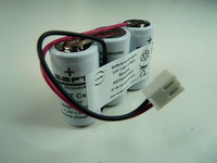 Pack(s) Batterie eclairage secours 3x SC VNT 3S1P ST1 3.6V 1.6Ah JST