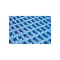 Heavy duty open grid PVC matting - 5m Roll - Blue in two widths