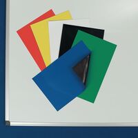 Magnetic A4 sheets - green