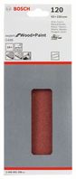 Schleifblatt C430, 93 x 230 mm, 120, 8 Löcher, gespannt, 10er-Pack