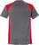 T-Shirt 7046 THV grau/rot - Rückansicht