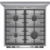 Gorenje GKS6C71XF Kombinált tűzhely