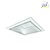 LED Einbau-Downlight, IP21 IK02, quadratisch, opal, schaltbar, weiß, 17x17xcm, 15W 3000K 1500lm