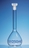 50ml Volumetric flasks boro 3.3 class A blue graduations with PP stoppers incl. USP individual certificate