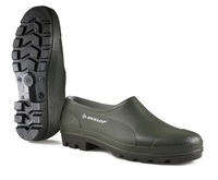 Cipő PVC zoknira húzható víz/lúgálló darkolive/fekete 40