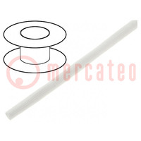 Insulating tube; fiberglass; -40÷180°C; Øint: 5mm; 4.3kV/mm; reel