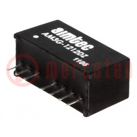 Converter: DC/DC; 3W; Uin: 9÷18V; Uout: 12VDC; Uout2: -12VDC; SIP8