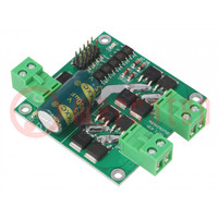 DC-motor driver; Icont out per chan: 7A; Uin mot: 7÷24V; Ch: 2