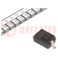 Diode: Schottky rectifying; SMD; 20V; 1A; SOD323; reel,tape