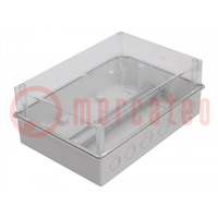 Enclosure: junction box; X: 214mm; Y: 303mm; Z: 123mm; ABS; IP55
