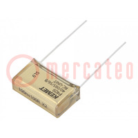 Kondensator: Papier; X2; 100nF; 275VAC; 20,3mm; ±20%; THT; P409