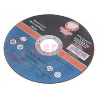 Cutting wheel; Ø: 115mm; Øhole: 22mm; Disc thick: 1mm
