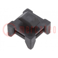 Holder; for cable ties,for profiles; Width of the groove: 8mm