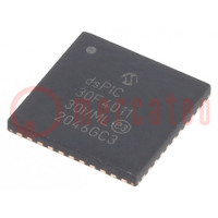 IC: dsPIC mikrokontroller; 48kB; 1kBEEPROM,2kBSRAM; QFN44; DSPIC