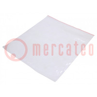Self-seal bag; L: 500mm; Width: 450mm; Thick: 45um; polyetylene
