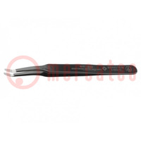 Tweezers; Blade tip shape: flat,rounded; Tweezers len: 125mm