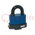 Padlock; shackle; Protection: medium (level 7); A: 58mm; B: 22mm