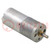 Motor: DC; with gearbox; LP; 6VDC; 2.2A; Shaft: D spring; 170rpm