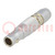 Connector: circular; 00; plug; male; PIN: 4; soldering; for cable; 2A