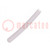 Insulating tube; silicone; transparent; -50÷200°C; Øint: 3mm