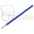 Wire; ÖLFLEX® HEAT 125 SC; 1x0.5mm2; stranded; Cu; PO; blue