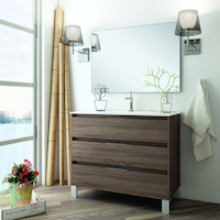 Mueble baño Sandra - Nebrasca - 3 cajones - 80 cm