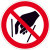 Verbotsschild - Verbotszeichen Hineinfassen verboten, Folie, Größe: 10,0 cm DIN EN ISO 7010 P015 ASR A1.3 P015