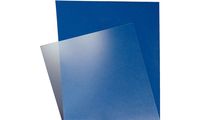 LEITZ Deckblatt, DIN A4, aus PVC, glasklar, 0,15 mm (80860003)