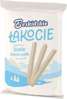 Beskidzkie Łakocie Choco Pałki Aksam Białe, 140g