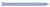 Schraubengrafik - Fensterrahmenanker TX 30, Kopf 8mm, Stahl verzinkt Blau chromatiert, RN 194